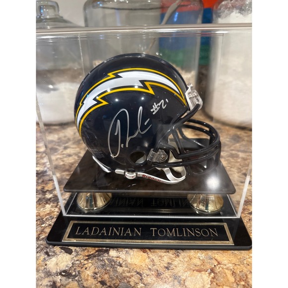 riddell Other - LADILADINIAN TOMLINSON Signed San Diego Chargers Mini Helmet NFL Autographed